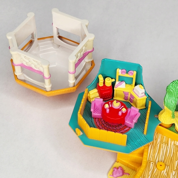 Complete 1998 Polly Pocket Canoe Fun Vintage Bluebird - Picture 7 of 8